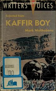 Selected from Kaffir boy by Mark Mathabane