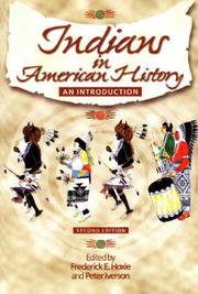 Cover of: Indians in American history: an introduction