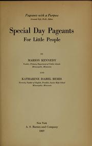 Cover of: Special day pageants for little people