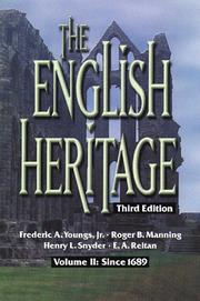 Cover of: The English heritage | 