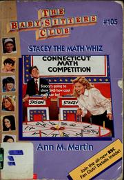 Cover of: Stacey the math whiz by Ann M. Martin