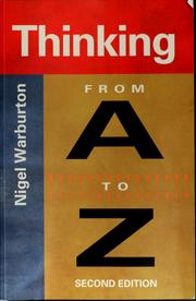 Cover of: Thinking from A to Z