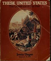 Cover of: These United States: the questions of our past