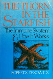 Cover of: The thorn in the starfish