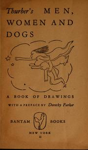 Cover of: Thurber's men, women and dogs: a book of drawings