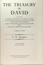 Cover of: The treasury of David by C. H. Spurgeon