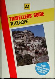 Cover of: Travellers' guide to Europe by Jackie Rathband