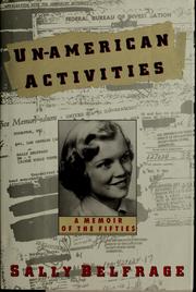 Un-American activities by Sally Belfrage