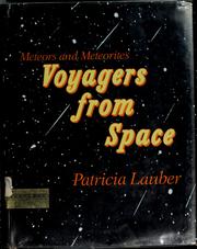 Cover of: Voyagers from space by Patricia Lauber