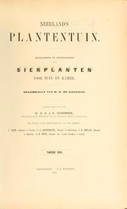 Cover of: Neerland's Plantentuin by Oudemans, Cornelis Antoon Jan Abraham