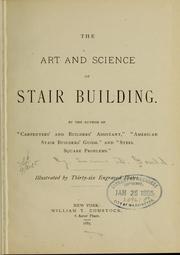 The art and science of stair building ... by Lucius D.] Gould