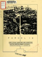 Cover of: Ruggles station parcel (parcel 18) southwest corridor: first stage guidelines and conditions. (draft) by Boston Redevelopment Authority