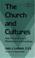 Cover of: The church and cultures