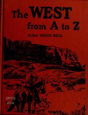 Cover of: The West from A to Z