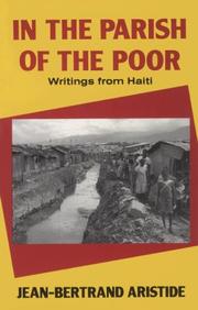 Cover of: In the parish of the poor by Jean-Bertrand Aristide