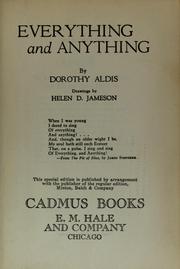 Cover of: Everything and anything