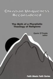 Cover of: Christian Uniqueness Reconsidered by Gavin D'Costa