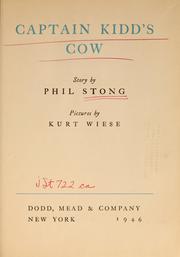 Captain Kidd's cow by Phil Stong