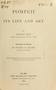 Cover of: Pompeii: its life and art