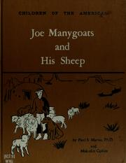 Cover of: Joe Manygoats and his sheep: The story of our friends who live in dry lands