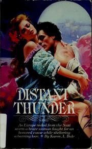 Cover of: Distant thunder by Karen A. Bale