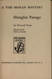 Shanghai passage by Howard Pease