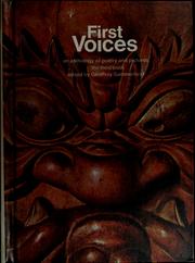 Cover of: First voices by Geoffrey Summerfield