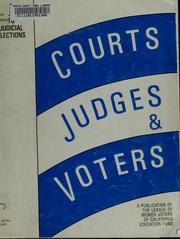 Cover of: Courts, judges and voters | Jean Askham