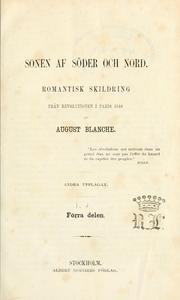Cover of: Sonen af söder och nord by August Blanche