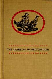 Cover of: The American prairie chicken