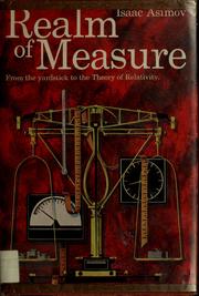 Cover of: Realm of Measure