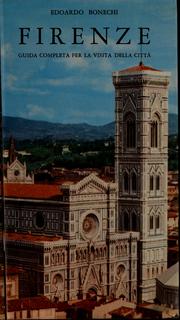 Cover of: Firenze by Edoardo Bonechi