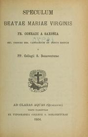 Speculum Beatae Mariae Virginis fr by Conradus de Brunopoli Franciscan