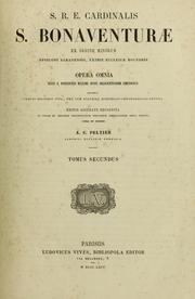 Cover of: S.r.e. cardinalis s. Bonaventurae...