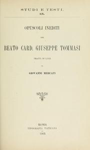 Cover of: Opuscoli