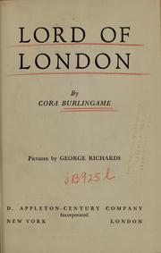 Cover of: Lord of London by Cora Burlingame