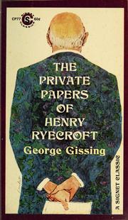 Cover of: The private papers of Henry Ryecroft by George Gissing