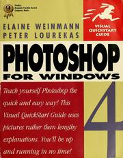 Photoshop 4 for Windows by Elaine Weinmann