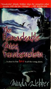 Cover of: The remarkable Miss Frankenstein | Minda Webber