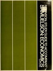 Cover of: Study guide to accompany Samuelson: Economics, 9th ed by Romney Robinson