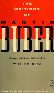Cover of: The writings of Martin Buber by Martin Buber