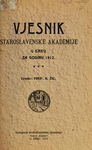 Cover of: Vjesnik Staroslavenske Akademije u Krku by Staroslavenska Akademija (Krk, Yugoslavia)