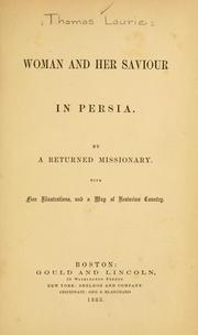 Cover of: Woman and her Saviour in Persia