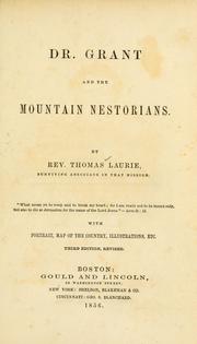 Cover of: Dr. Grant and the mountain Nestorians