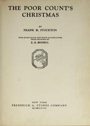 Cover of: The poor counts̕ Christmas by Frank R. Stockton