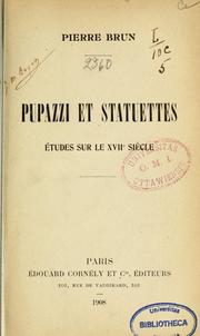 Pupazzi et statuettes by Pierre Antonin Brun