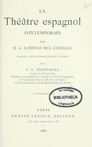 Cover of: Le théâtre espagnol contemporain