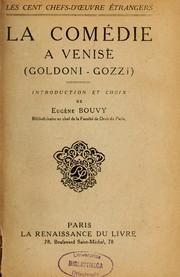 Cover of: La comédie à Venise by Eugène Bouvy