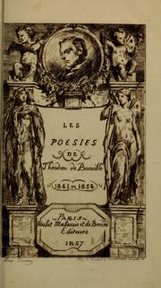 Cover of: Les poésies de Théodore de Banville, 1841-1854