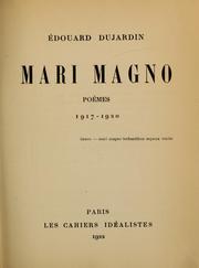 Cover of: Mari magno by Edouard Dujardin